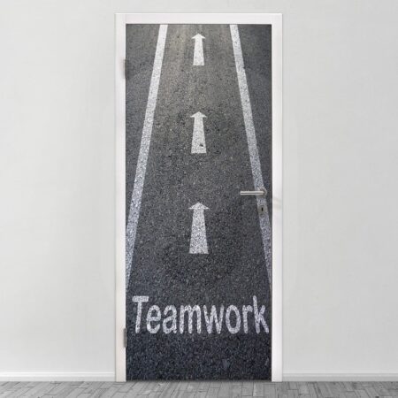 Αυτοκολλητο Πορτας TEAMWORK - Αλλα