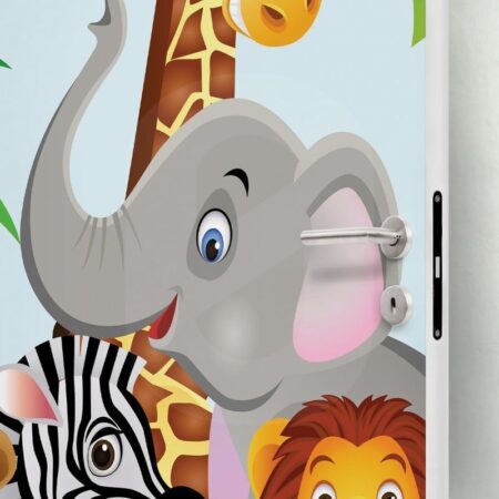 Αυτοκολλητο Πορτας ZOO - Παιδικά Sticky 1