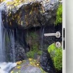 Αυτοκολλητο Πορτας WATERFALL
