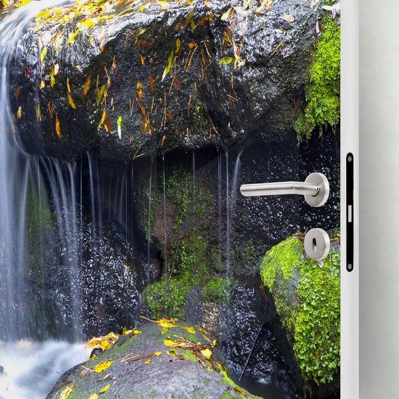 Αυτοκολλητο Πορτας WATERFALL
