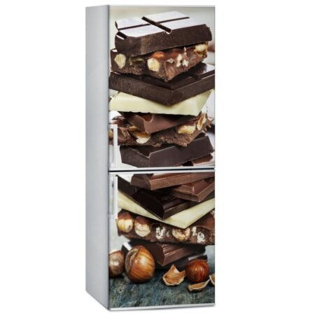 Αυτοκόλλητο ψυγείου WHITE-DARK CHOCOLATE - Food and Drink