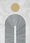 Πόστερ ABSTRACT CIRCLE AND LINES