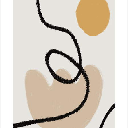Πόστερ ABSTRACT MID CENTURY SHAPES - Abstract - Αφηρημένα Sticky 2