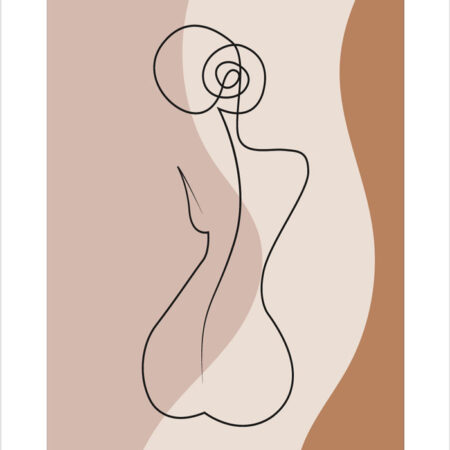 Πόστερ ABSTRACT WOMAN BODY - Abstract - Αφηρημένα Sticky 2