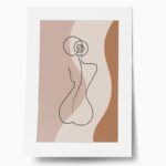 Πόστερ ABSTRACT WOMAN BODY