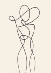 Πόστερ ABSTRACT WOMAN FIGURE