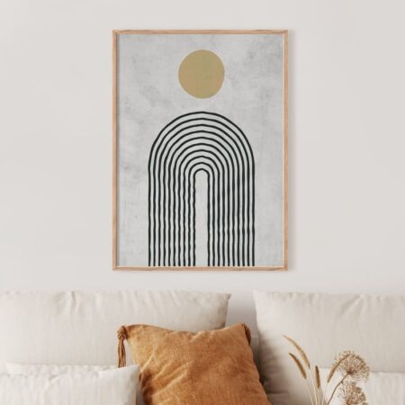Πόστερ ABSTRACT CIRCLE AND LINES - Abstract - Αφηρημένα