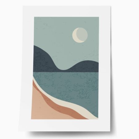 Πόστερ ABSTRACT COAST - Abstract - Αφηρημένα Sticky 1