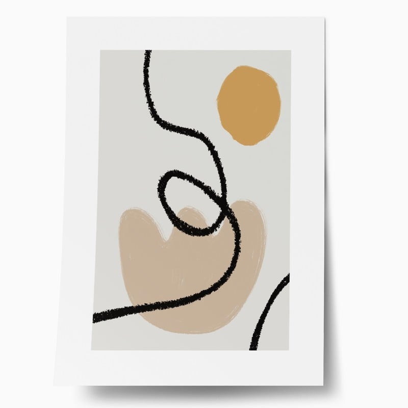 Πόστερ ABSTRACT MID CENTURY SHAPES