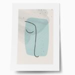 Πόστερ ABSTRACT PASTEL FACE