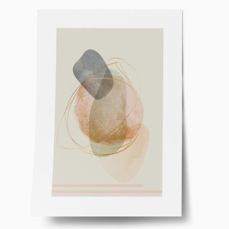 Πόστερ ABSTRACT WATERCOLOR LINE ART - Abstract - Αφηρημένα Sticky 1