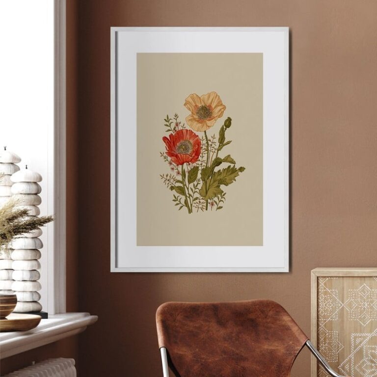 Πόστερ BAROQUE FLOWERS - Botanical - Λουλούδια