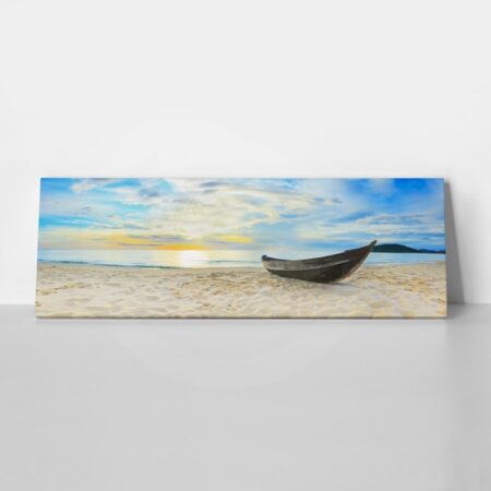 Πίνακας Πανοραμικός BEACH BOAT - Βαρκες και Καραβια Sticky 1
