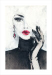 Πόστερ BEAUTIFUL WOMAN WATERCOLOR
