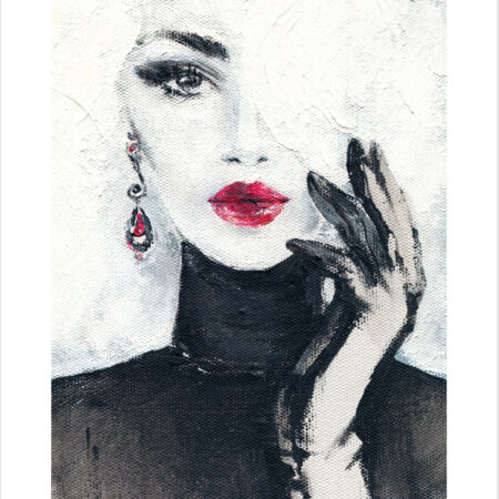 Πόστερ BEAUTIFUL WOMAN WATERCOLOR - Πορτραιτα - Φιγουρες Sticky 2
