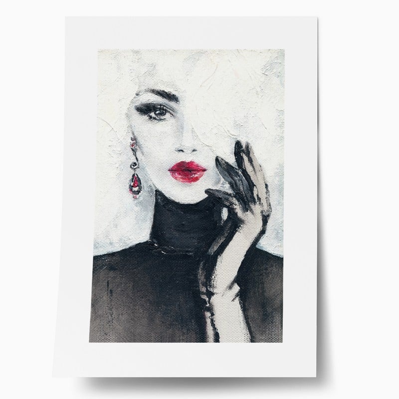 Πόστερ BEAUTIFUL WOMAN WATERCOLOR