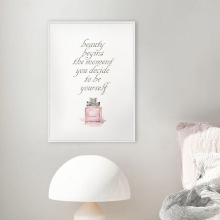 Πόστερ BEAUTY BEGINS - Φρασεις - Κείμενο
