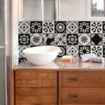 Αυτοκόλλητα Πλακάκια CLASSIC BLACK VINTAGE SET 8 τμχ