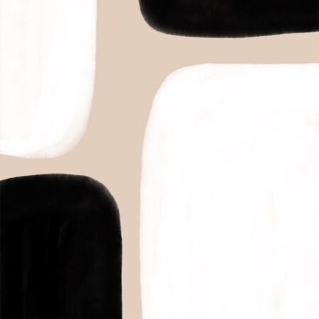 Πόστερ BLACK AND WHITE MINIMALIST ILLUSTRATION - Abstract - Αφηρημένα Sticky 2