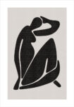 Πόστερ BLACK FEMALE SILHOUETTE