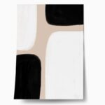 Πόστερ BLACK AND WHITE MINIMALIST ILLUSTRATION