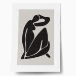 Πόστερ BLACK FEMALE SILHOUETTE
