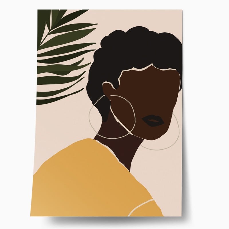 Πόστερ BLACK WOMAN ILLUSTRATION