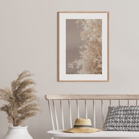 Πόστερ BLURRED WHITE FLOWERS - Botanical - Λουλούδια