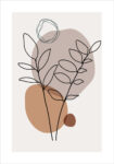 Πόστερ BOTANICAL BOHO LINEART