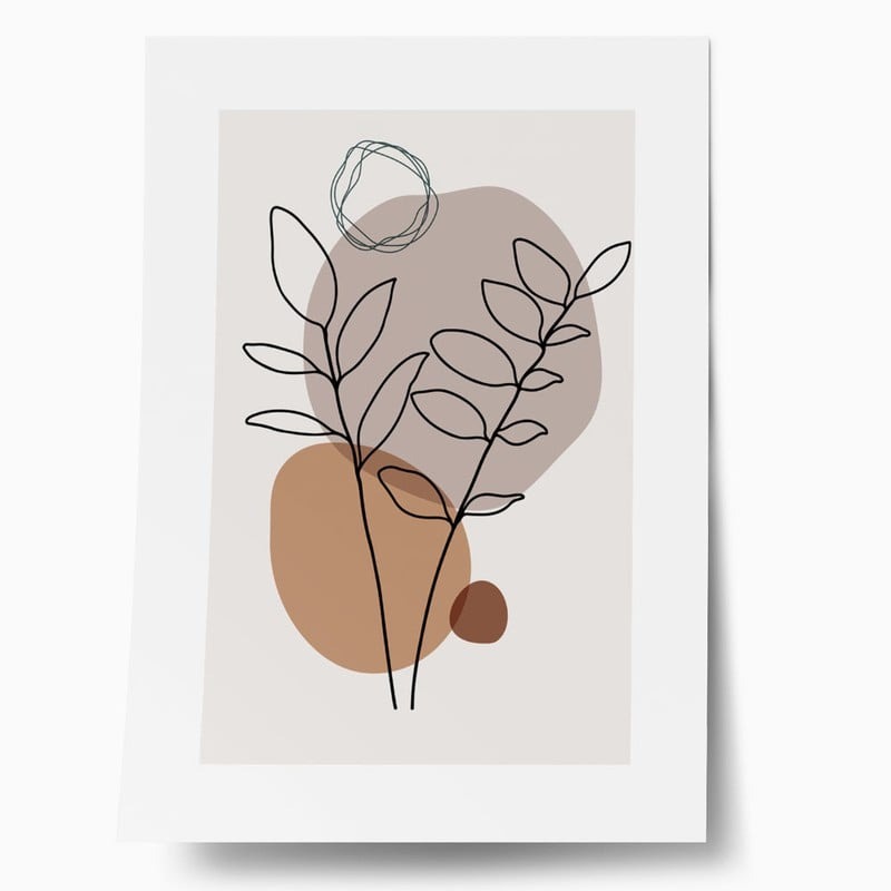 Πόστερ BOTANICAL BOHO LINEART