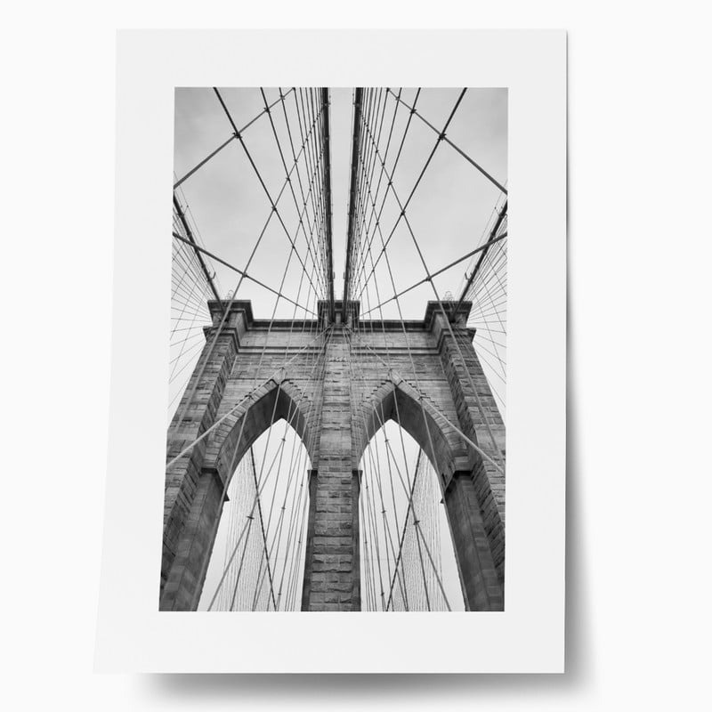 Πόστερ BROOKLYN BRIDGE BW