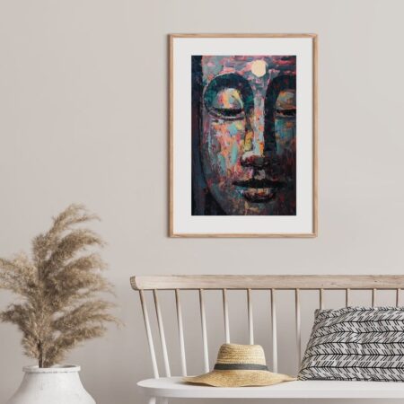 Πόστερ BUDDHA OIL PAINTING - Πορτραιτα - Φιγουρες