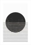 Πόστερ CIRCLE WITH LINES