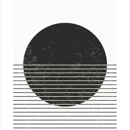 Πόστερ CIRCLE WITH LINES - Abstract - Αφηρημένα Sticky 2