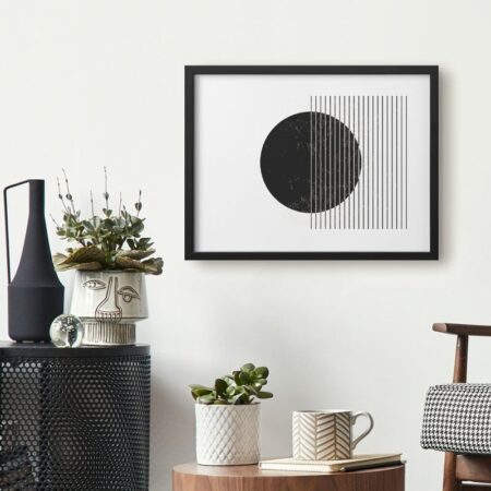 Πόστερ CIRCLE WITH LINES - Abstract - Αφηρημένα