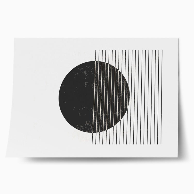 Πόστερ CIRCLE WITH LINES