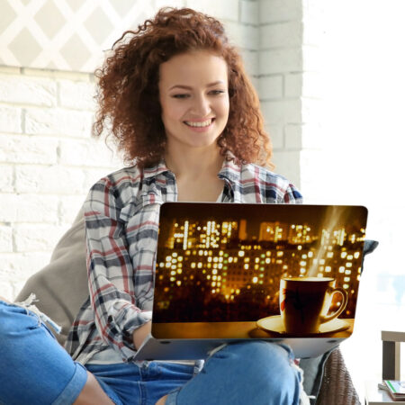Αυτοκόλλητο Laptop COFFEE CUP - Laptops Sticky 1