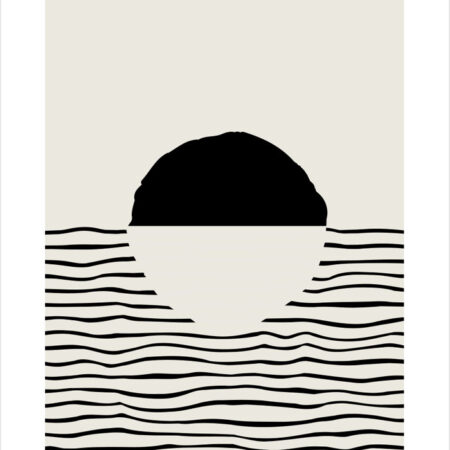 Πόστερ CREATIVE MINIMALIST ART CIRCLE - Abstract - Αφηρημένα Sticky 2