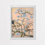 Aυτοκόλλητο ηλεκτρολογικού πίνακα VAN GOGH - ALMOND BLOSSOM PASTEL PEACH