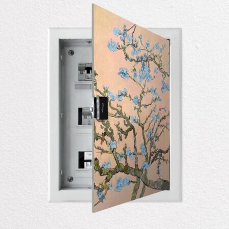 Aυτοκόλλητο ηλεκτρολογικού πίνακα VAN GOGH - ALMOND BLOSSOM PASTEL PEACH - Αυτοκολλητα για ηλεκτρολογικούς πίνακες Sticky 1