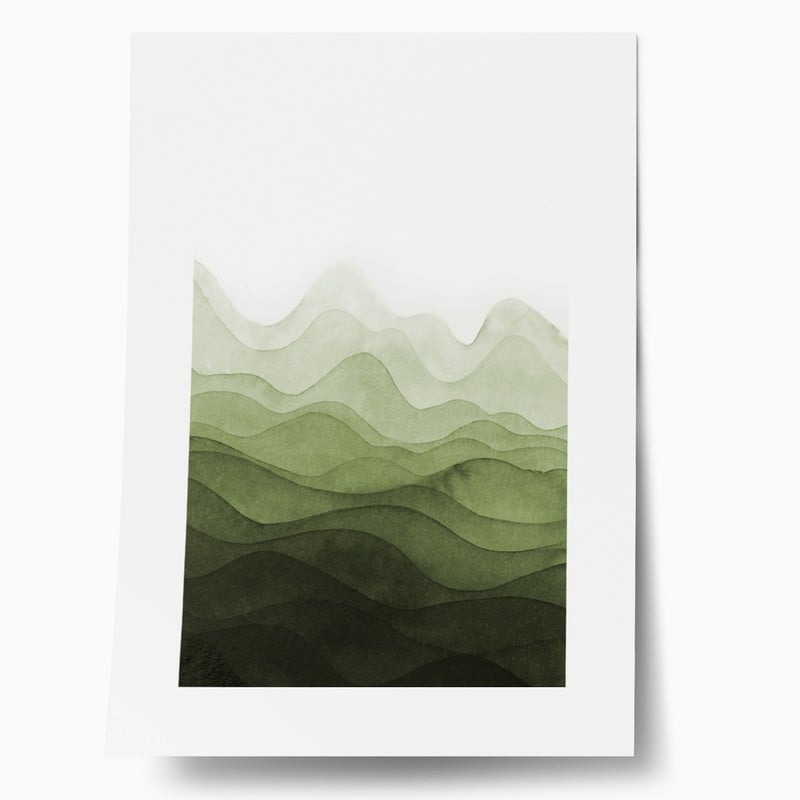 Πόστερ FLOWING INK TEXTURE