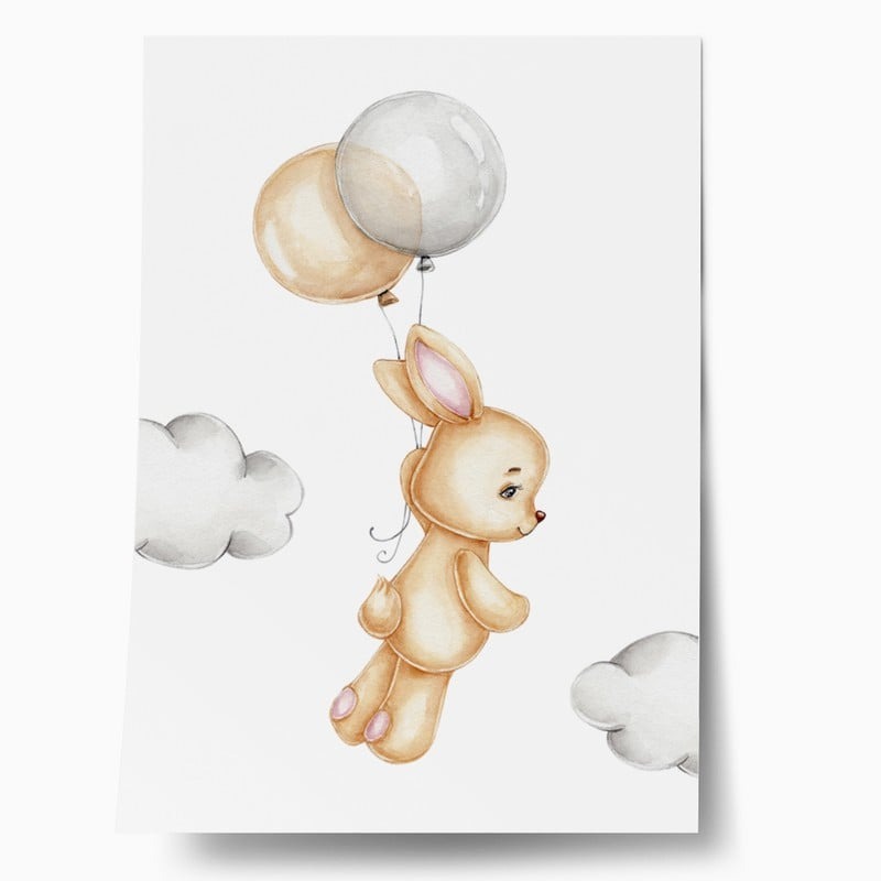 Πόστερ FLYING BALOON BUNNY
