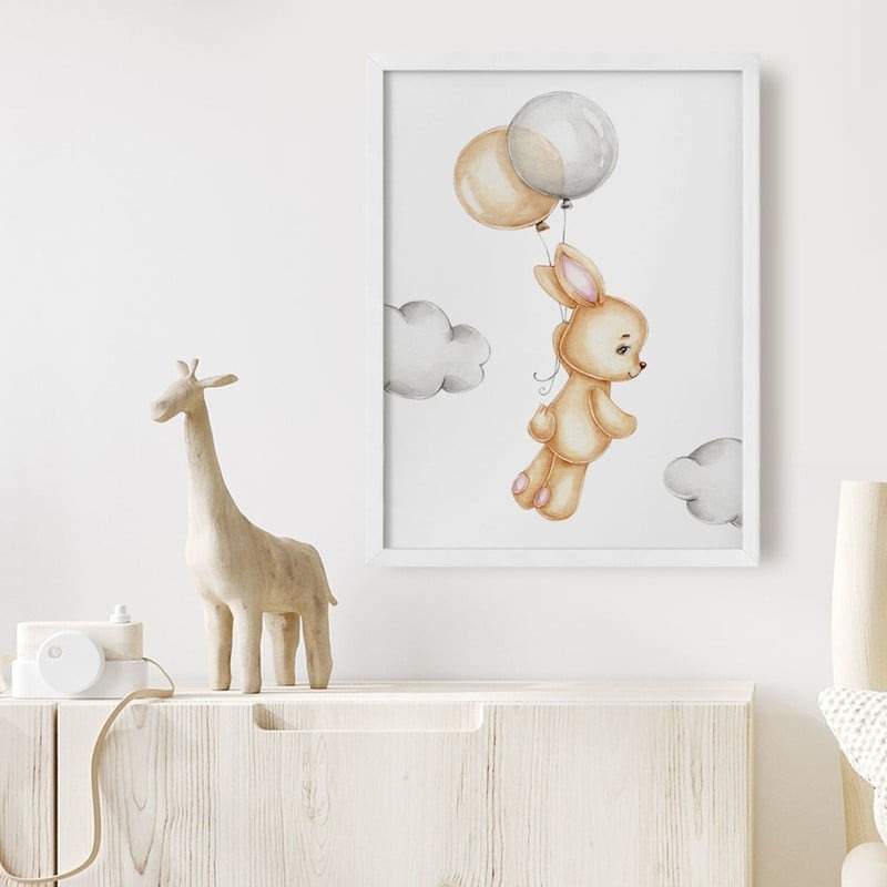 Πόστερ FLYING BALOON BUNNY