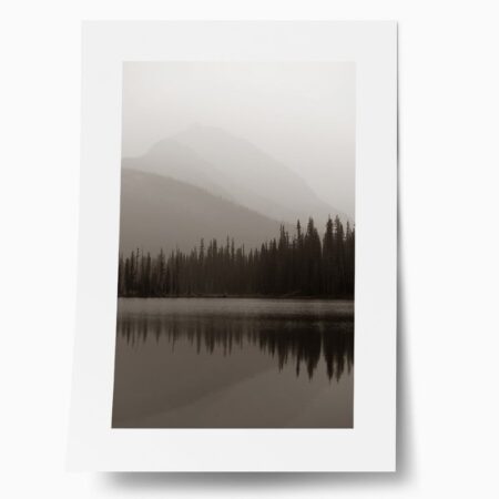 Πόστερ FOGGY MOUNTAIN LAKE - Τοπια - Φυση Sticky 1