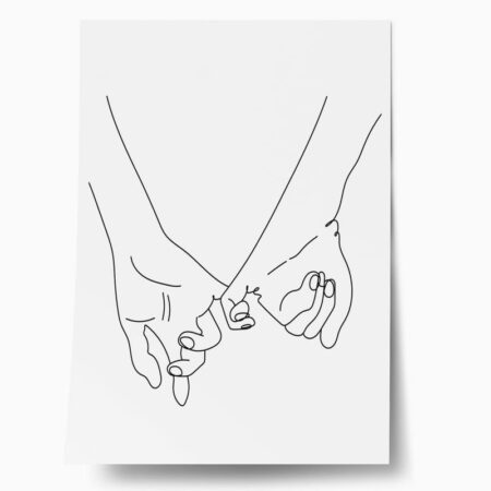 Πόστερ HANDS - Lineart Sticky 1