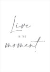 Πόστερ LIVE IN THE MOMENT