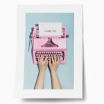Πόστερ LOVE TYPEWRITER