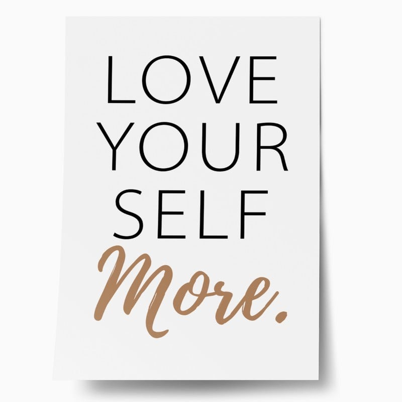 Πόστερ LOVE YOURSELF MORE