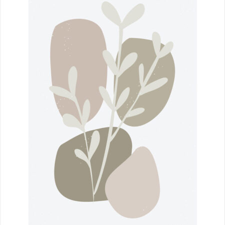 Πόστερ MINIMALIST BOTANICAL ART - Abstract - Αφηρημένα Sticky 2