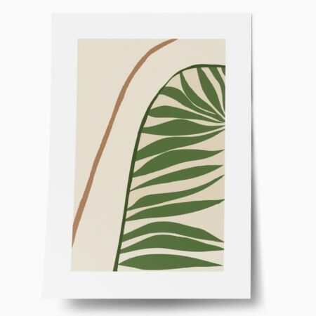 Πόστερ MINIMALIST LEAF - Abstract - Αφηρημένα Sticky 1